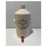 Antique English Ironstone Applewoods Dartmoor Spring Water Jug with Wooden Spigot