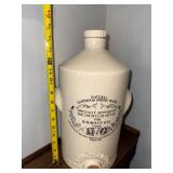 Antique English Ironstone Applewoods Dartmoor Spring Water Jug with Wooden Spigot