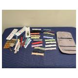 Collection of 27 Assorted Apple Watch Bands with Organizer Roll