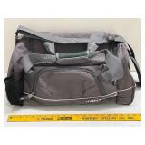 High Sierra Gray Duffel Bag with Shoulder Strap