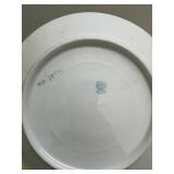 Collection of 7 Vintage Porcelain Plates and Bowls with Floral and Cat Designs