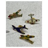 Vintage Aviation Collectibles and Airline Flatware Lot