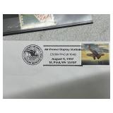 Collection of Aviation Themed Stamps and First Day Cover
