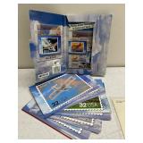 Aviation Collectibles Lot: Stamps, Jumbo Postcards, and Eastern Airlines Plaque