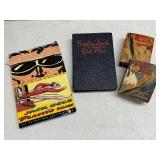 Collection of 4 Vintage Comic and Adventure Books Featuring Smilin