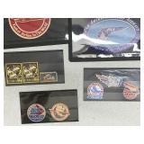 Collection of Vintage Airline Luggage Labels and Travel Stickers