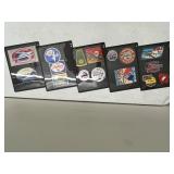 Collection of Vintage Airline Luggage Labels and Travel Stickers