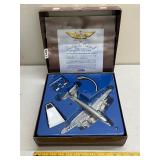 Corgi Classics Die-Cast Lockheed Constellation Qantas Model with Stand