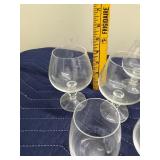 Collection of Assorted Glassware Including Tumblers, Mugs, and Stamped Bar Glasses