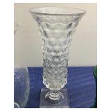 Collection of 10 Glass Vases, Decorative Basket, and Floral Decor Set