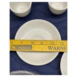 Mixed Collection of Restaurant China Dinnerware - Fiesta, Corelle, Buffalo China, Glass Lids