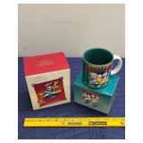 Hallmark Bugs Bunny Keepsake Ornament and Disney Plane Crazy Mug