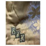 Vintage Kneeter Furs Stole with Framed Photograph and Framed Lace Doily