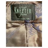 Vintage Kneeter Furs Stole with Framed Photograph and Framed Lace Doily