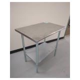 Uline Stainless Steel Work Table NSF Approved H-7565