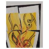 Framed Abstract Art 