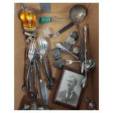 Antique Silverware & Decorative Items Lot - Oneida, H. Bockstruck