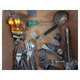 Antique Silverware & Decorative Items Lot - Oneida, H. Bockstruck