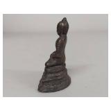 Vintage Metal Buddha Statue - Collectible Asian Art Sculpture