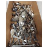Lot of Vintage Silver-Plated Flatware - Various Brands