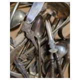 Lot of Vintage Silver-Plated Flatware - Various Brands