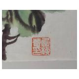 Set of 3 Japanese Art Paintings & Prints with Scenic and Floral Designs
