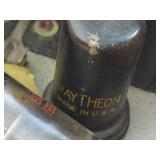 Vintage Raytheon Vacuum Tubes & Motorola Capacitors Lot