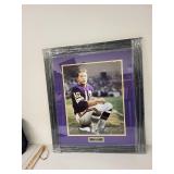 Framed Fran Tarkenton Minnesota Vikings HOF 86 Photo 25x29