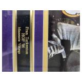 Framed Fran Tarkenton Minnesota Vikings HOF 86 Photo 25x29