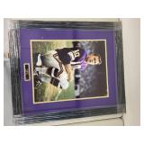Framed Fran Tarkenton Minnesota Vikings HOF 86 Photo 25x29