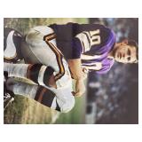 Framed Fran Tarkenton Minnesota Vikings HOF 86 Photo 25x29