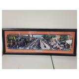 Framed Sturgis, South Dakota Panoramic Photograph 43x16