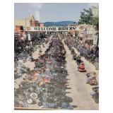 Framed Sturgis, South Dakota Panoramic Photograph 43x16