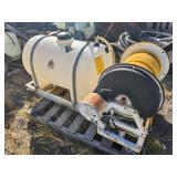 65 Gallon Skid sprayer with electric hose reel