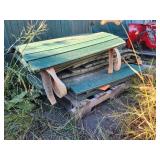 Set of 7 Green Portable Mat Panels with Straps - appx 8
