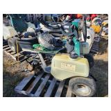 Turfco T3000 Applicator Ride-On Spreader Sprayer - parts machine