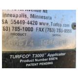 Turfco T3000 Applicator Ride-On Spreader Sprayer - parts machine