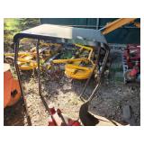 Steel Tractor Canopy with Mounting Legs