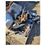 Western Snow Plow Mount parts and Wiring Harness Lot