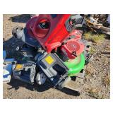 Assorted Gas Push Lawn Mowers for Parts or Repair