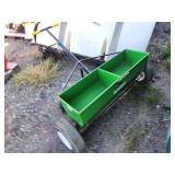 Gandy Pull-Type Drop Spreader with Steel Hopper