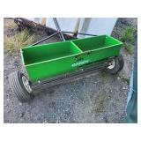 Gandy Pull-Type Drop Spreader with Steel Hopper