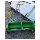 Gandy Pull-Type Drop Spreader with Steel Hopper