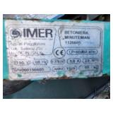 IMER Minuteman Concrete Mixer Model 1126605