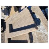 Concrete downspout diverters