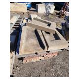 Concrete downspout diverters