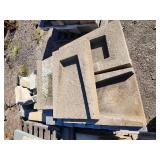 Concrete downspout diverters