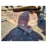 Pallet of Used Red Bricks with Hollow and Solid Styles