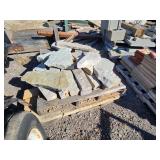 Pallet of Mixed Natural Stone Slabs for Landscaping or Construction