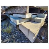 Assorted Concrete Pavers and Stone Slabs